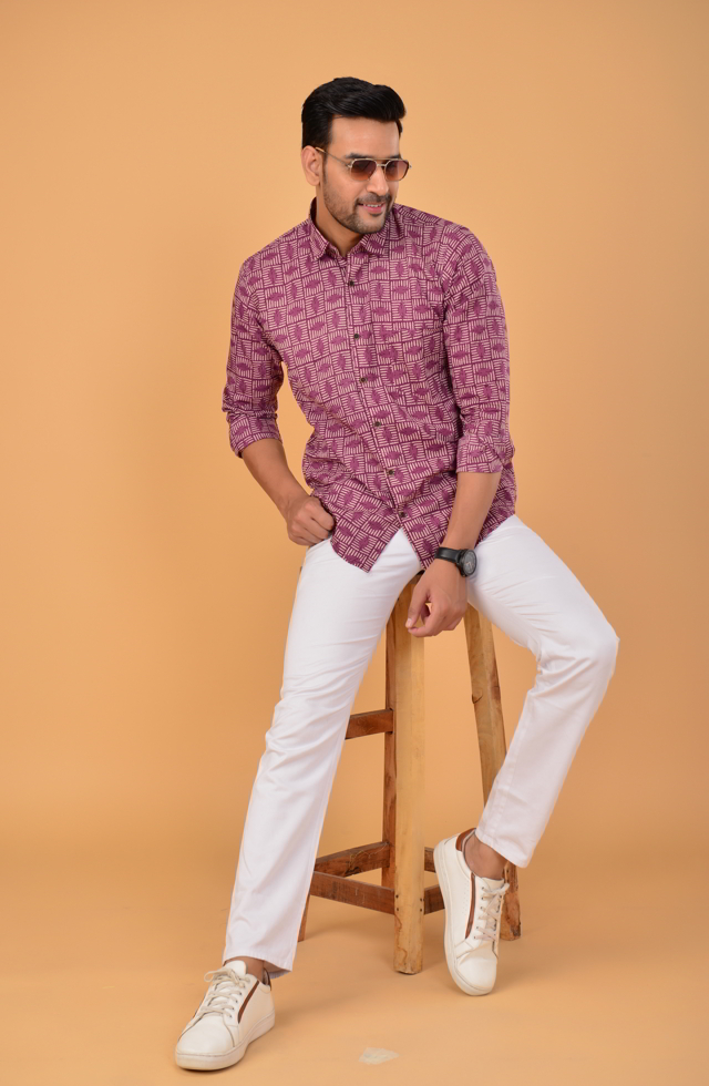 Classy Men Full Sleeve Jaipuri Shirt