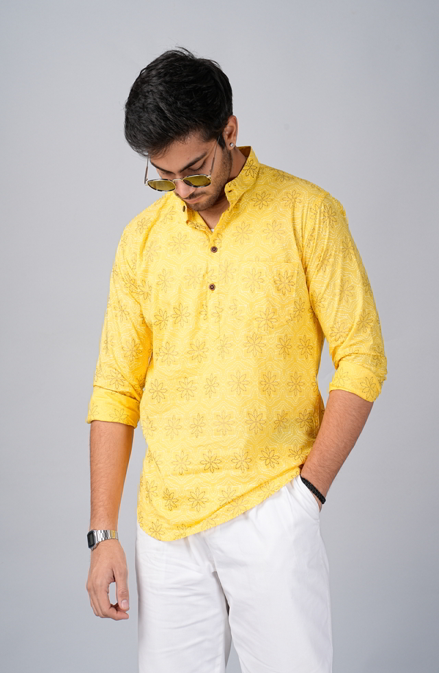 Trendy Stylish Short Kurta For Men