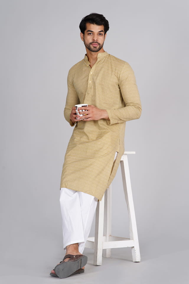 Printed Cotton Kurta