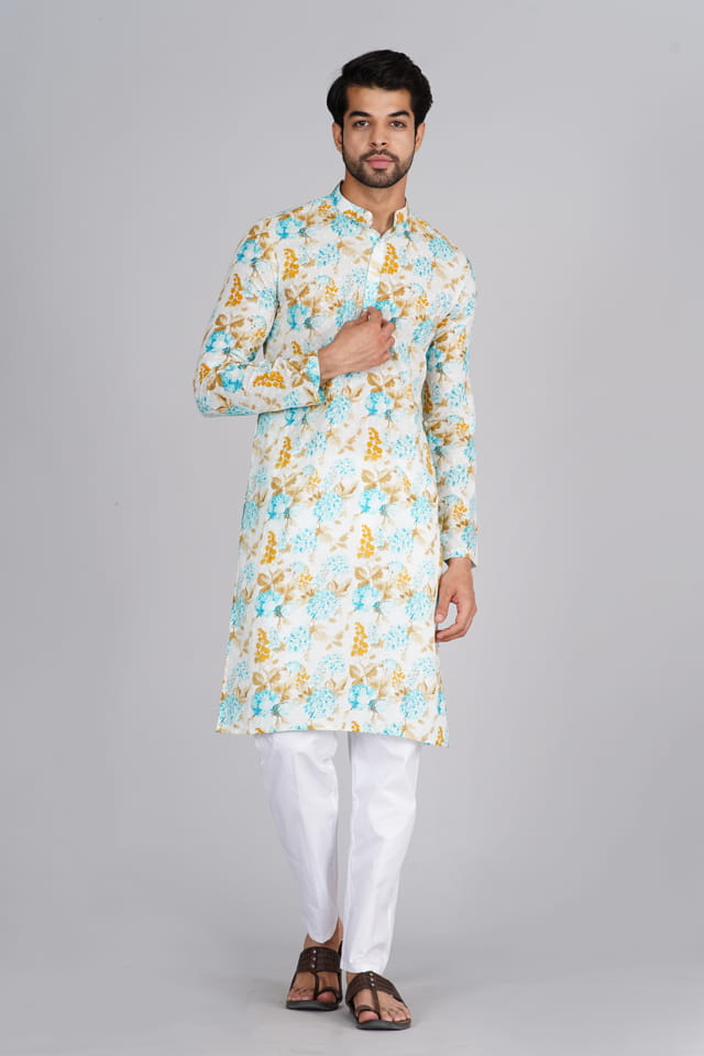 Printed Cotton Kurta